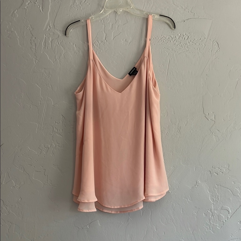 Torrid Pink Asymmetrical Sleeveless Camisole